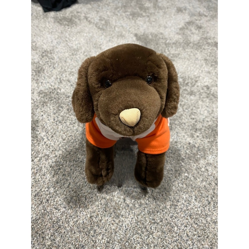 Animal Alley Toys R Us Chocolate Lab Plush San Francisco Giants Jersey Brown Dog